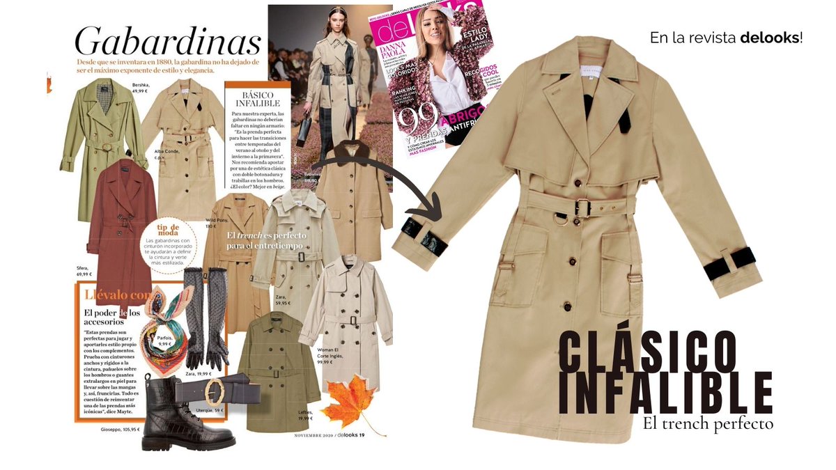 albaconde's tweet photo. La Gabardina: un clásico infalible que no puede faltar en tu armario • ¡Todos los consejos en la revista DeLooks de este mes! #albaconde #gabardinas #revistadelooks https://t.co/qK67eoaTVw