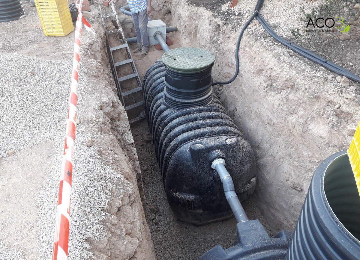 constACO3's tweet photo. Feliz Jueves!!! Esta semana hemos terminado la instalación de una depuradora de oxidación total para 12 habitantes. En ACO3 te lo gestionamos todo. #depuración #aco3 https://t.co/vAX5jE3jJl