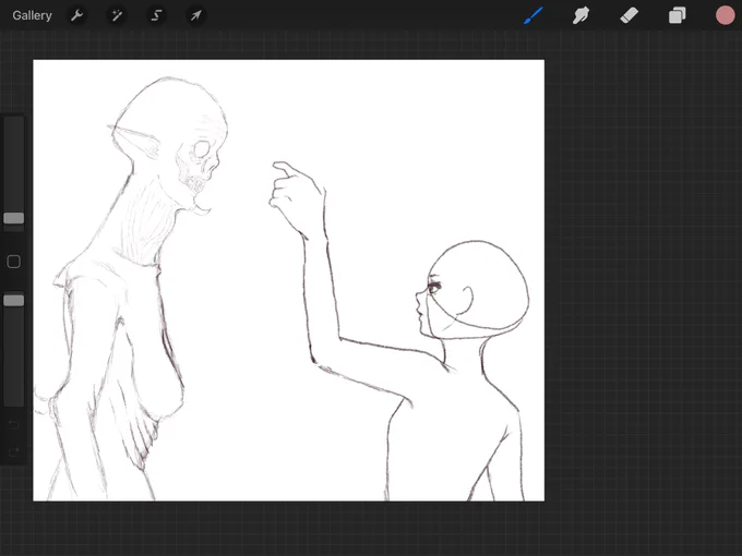 A Baby piece, this was supposed to be like a final confrontation with the Vampire Queen kind of illustration 