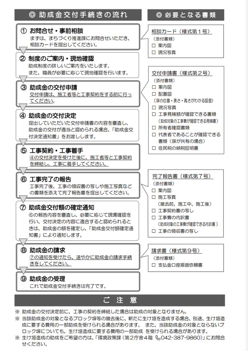 s_nishioka's tweet photo. 小金井市の今年度からの新規事業であるブロック塀等撤去助成金制度のご案内。

小金井市では、災害に強いまちを実現するために、防災対策の一環として、ブロック塀等の撤去費用の一部を助成する制度を導入しています。
ご活用下さい。

詳細ホームページやパンフレット参照。
https://t.co/t7XMNgcA05 https://t.co/osipmYsFOU