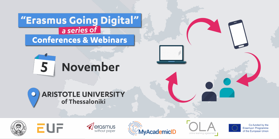 The latest #ErasmusGoingDigital conference is underway where we will talk about the #digitalisation of the #ErasmusPlus programme, focusing primarily on the updated version of the Online Learning Agreement that was launched very recently.