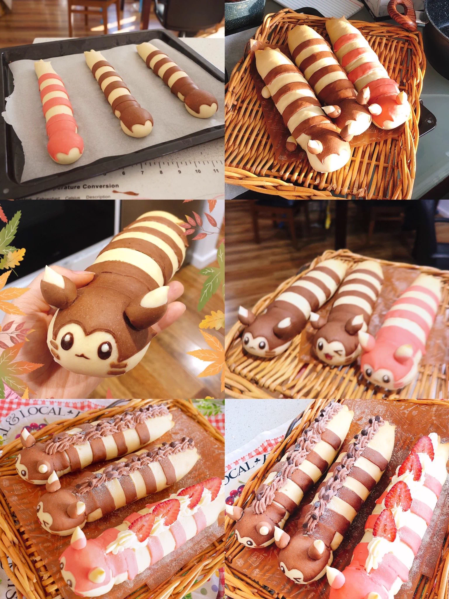 2年かけて理想の「オオタチ」のパンが完成！ポケモンの世界はやはりかわいい