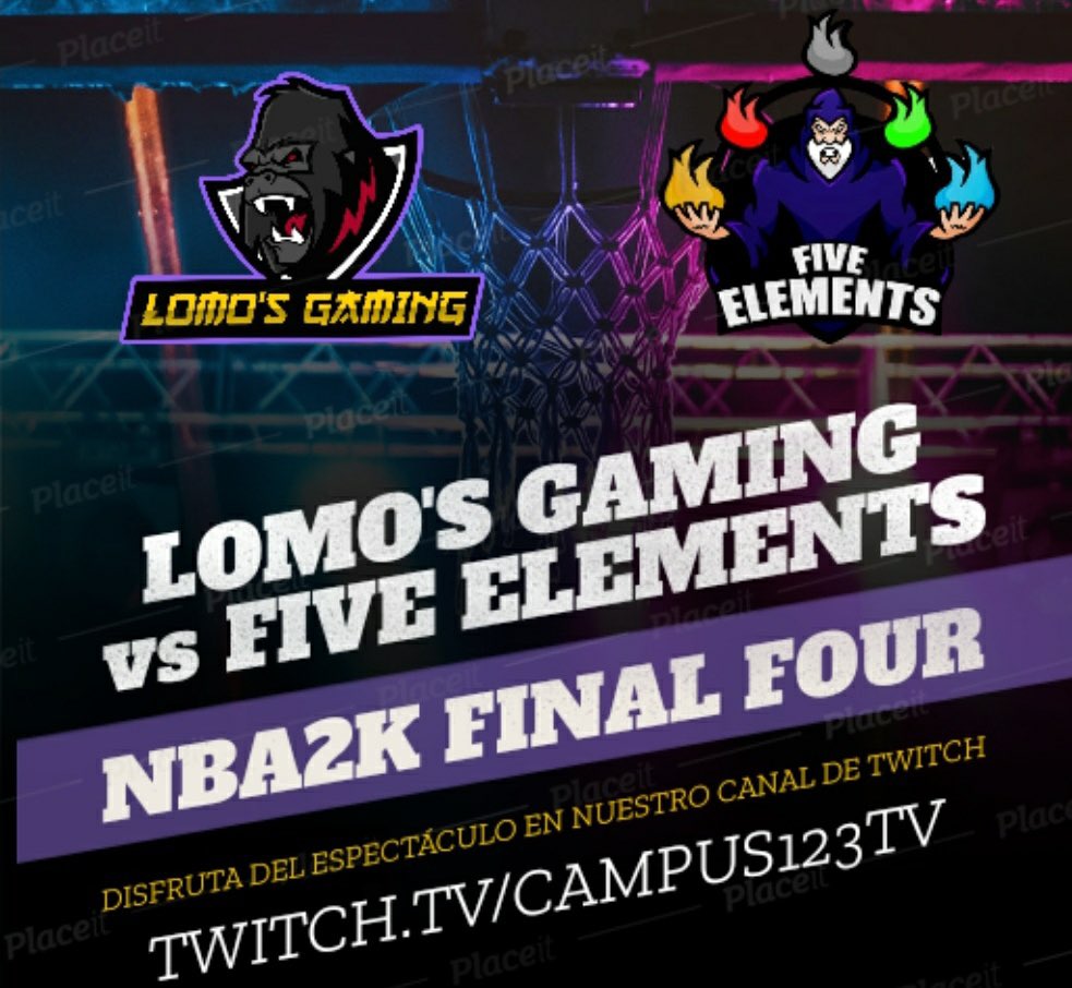 Buenos días, hoy jugamos la semifinal de la Final Four de la <a href="/ThunderLeague2K/">ThunderLeague2K</a> vs @FiveElemenTsGG

Jugaremos a las 22:30 y lo podréis ver en twitch.tv/campus123tv