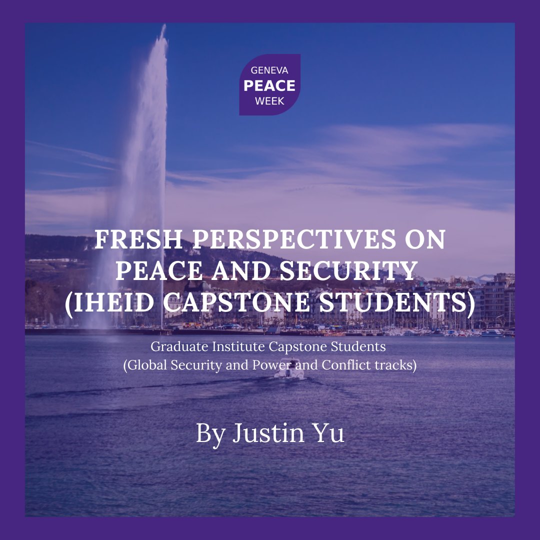 GraduatePress's tweet photo. The second day of Geneva Peace Week’s coverage is here!
Justin Yu covered two events that happened on Tuesday (03/11). Read it all here: https://t.co/DxaHqNFSDw
#GPW20 #GPW2020 https://t.co/ykbgoA1FlO