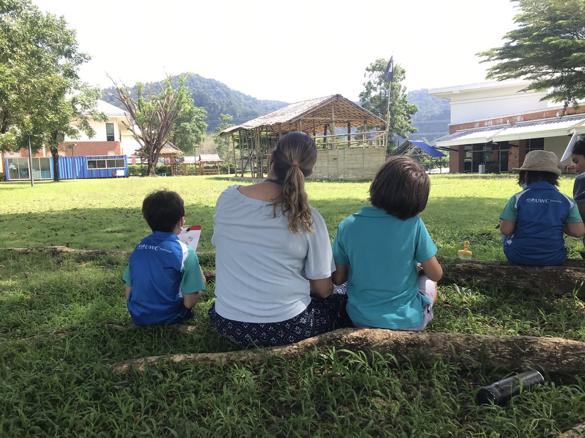 Gratitude. So happy and proud to learn and work in a place where #outdoorclassroomday is not a ‘one-off’: it’s who we are.