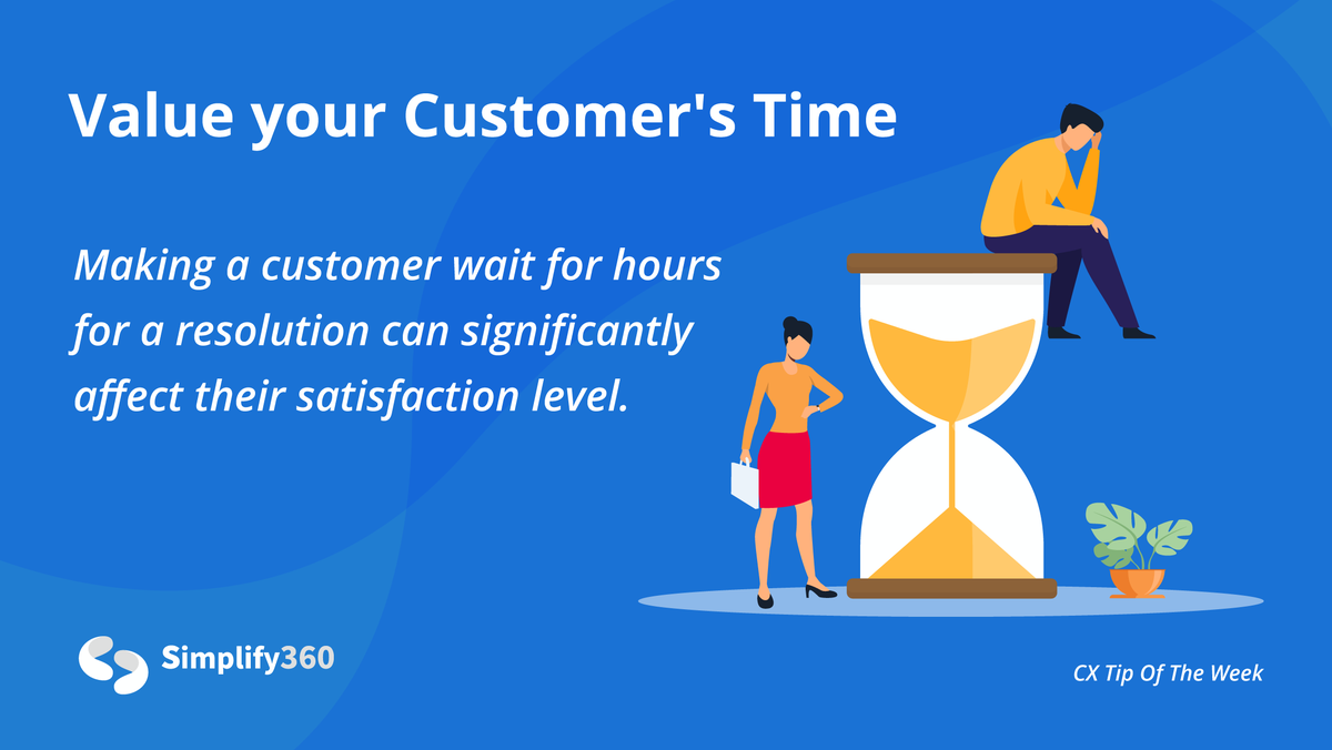 Simplify360's tweet photo. Be accessible, provide self-help options, personalize auto-responses, and offer quick resolutions to win over your customers.
#CXTips #CustomerService #CustomerSupport #Simplify360
#CustomerExperience #CX https://t.co/Kq76p4eZ2W