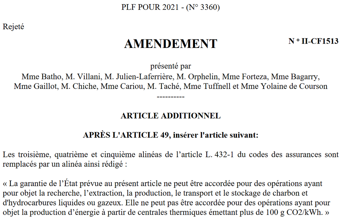 alexpoidatz's tweet photo. Cette nuit, en Commission, la majorité #LREM a rejeté un amendement pour le #Climat : la fin des aides financières de l'Etat, via les garanties exports, pour des projets pétrole &amp; gaz à l'étranger.
Ex: la 🇫🇷 pourra continuer à soutenir un projet gazier de Total en Arctique 😡 https://t.co/ctiDmWfsvb