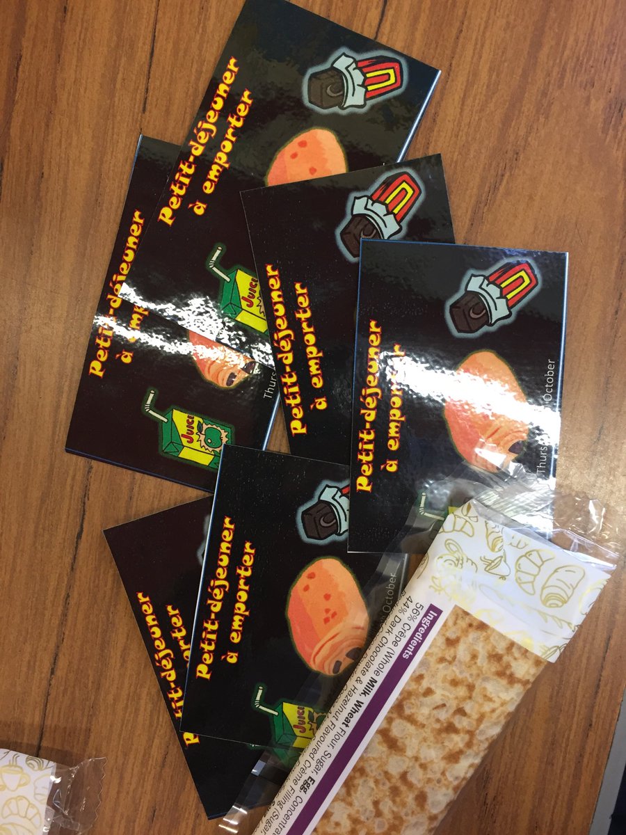 modern_perth's tweet photo. Petit-déjeuner à emporter ready for collection from Mod Lang ⁦@perthacademy⁩. Make sure to bring your voucher! Well done fir collecting enough Euros to biy this #resilience #planningforward #RewardYourself https://t.co/cp9RK4DBP2