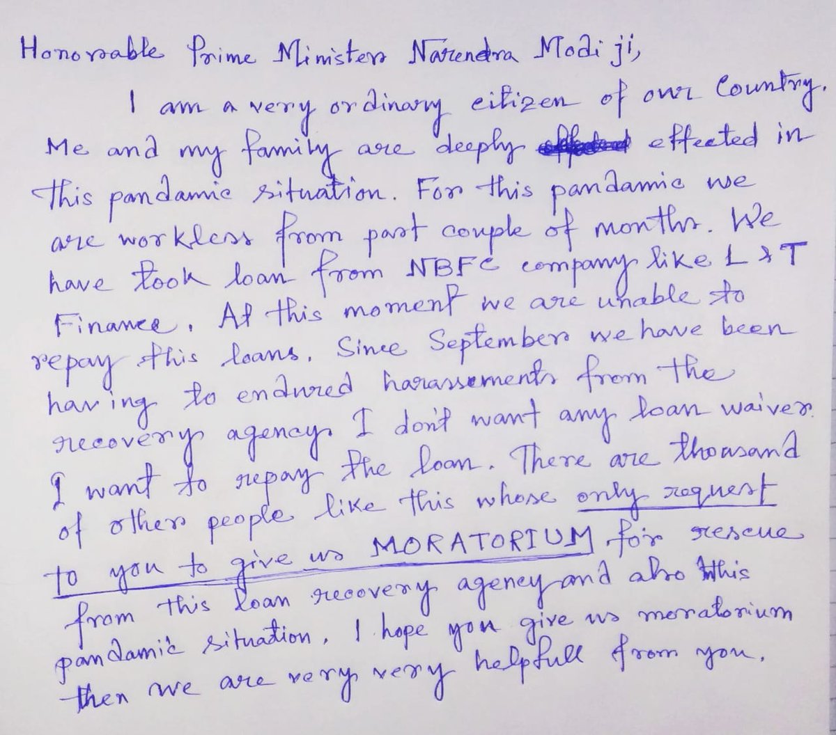 SujataD15404772's tweet photo. @LnTFSOnline @DinanathLTFH @PMOIndia @narendramodi @MamataOfficial @SupremeCourtFan @ndtvindia @ZeeNews @Zee24Ghanta @abpanandatv @ABPNews
#moratoriumextension https://t.co/S40kRYAm3u