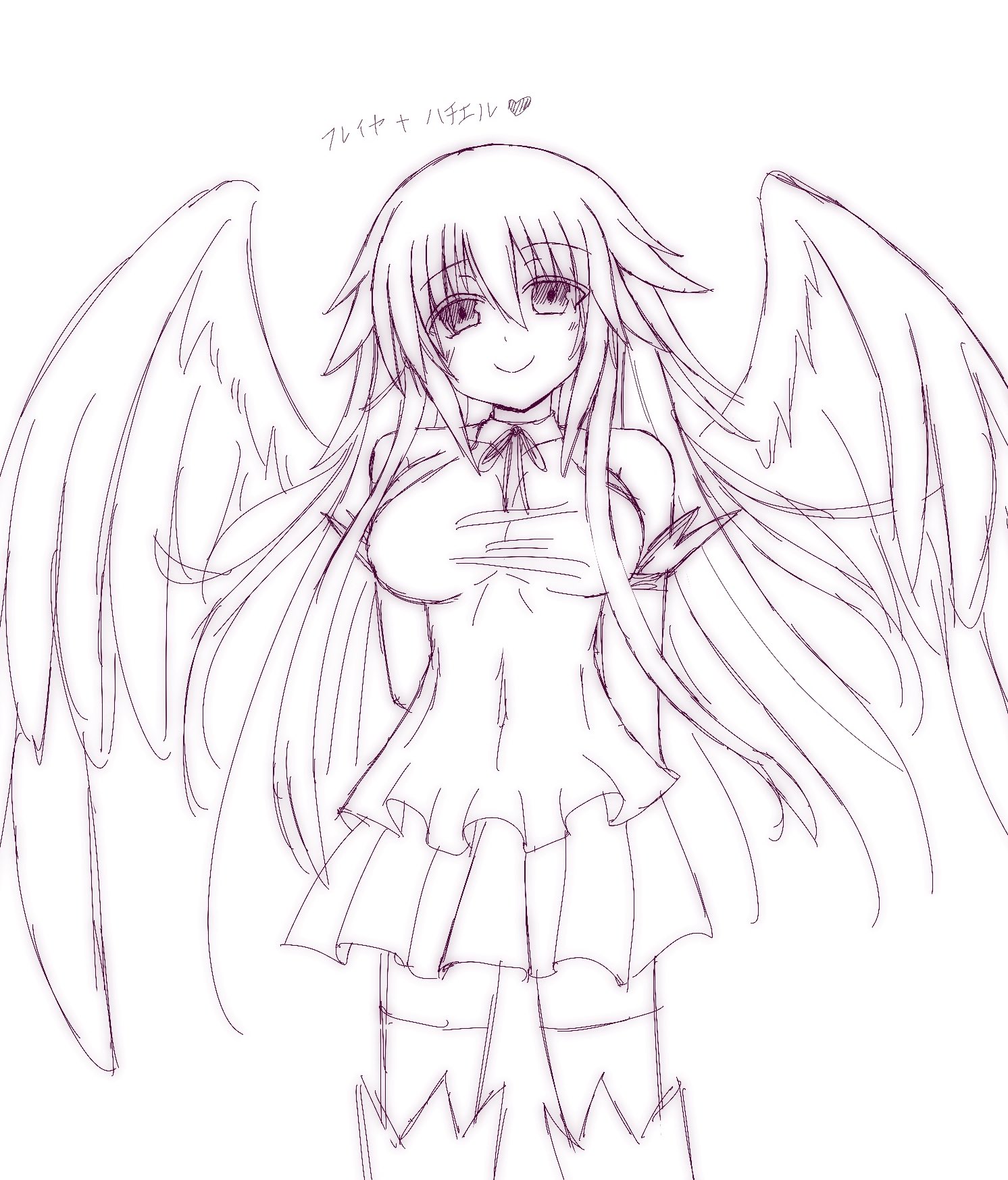 パルどん 落書きフレイヤ クイーンズブレイドのハチエル衣装 びびび