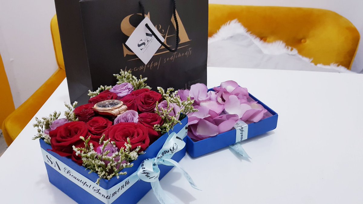 SABeautifulSen1's tweet photo. Happy birthday Nick!
You can only find such beautiful packages at the hub! It's always a gift galore at ours!
Call us to make your order today!
Thank you @nasakamaria12 for choosing us
#birthday
#ThursdayMotivation
#ThursdayThoughts
#watches
#Flowers
#giftservice https://t.co/nxGe5Sywrk