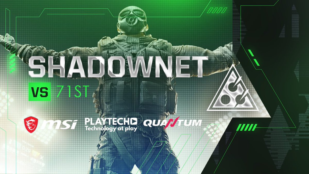 ShadownetGG's tweet photo. Game 3 of our @XPEsportsAus adventure begins now as we take on #71st...
Lets see if we can look to make it 3-0!
๐ด https://t.co/4Nh2ceRUJj
โก๏ธ @AustraliaMSI // @PlaytechNZ // @QNTM_NRG
#Assimilate #R6S #Rainbow6 #SNETWIN https://t.co/0PXy9tO2Pl