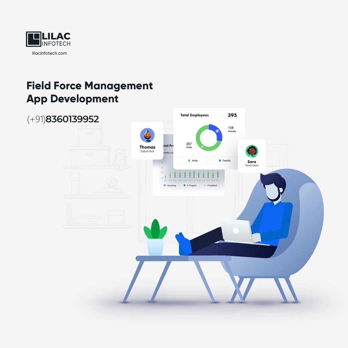 LilacInfotech's tweet image. Field Force Management App Development
Lilac provides you with a mobile application for field force management businesses. Get a free consultation with us 📞 +91 83601 39952
#fieldforcemanagementapp #fieldforce #fieldemployeetracking#ordermanagement#software #automation
