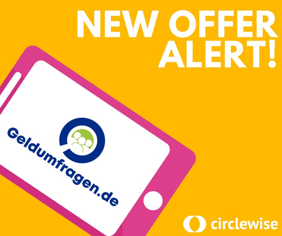 Circlewise_AS's tweet photo. New offer is live π
Do not wait and start promoting Geldumfragen - platform where you can share your opinion online π± and earn money π°
#Circlewise #Performancemarketing #Affiliatenetwork #Affiliatemarketing #Geldumfragen #Surveys #OpinionApp https://t.co/PAM65zoHVy