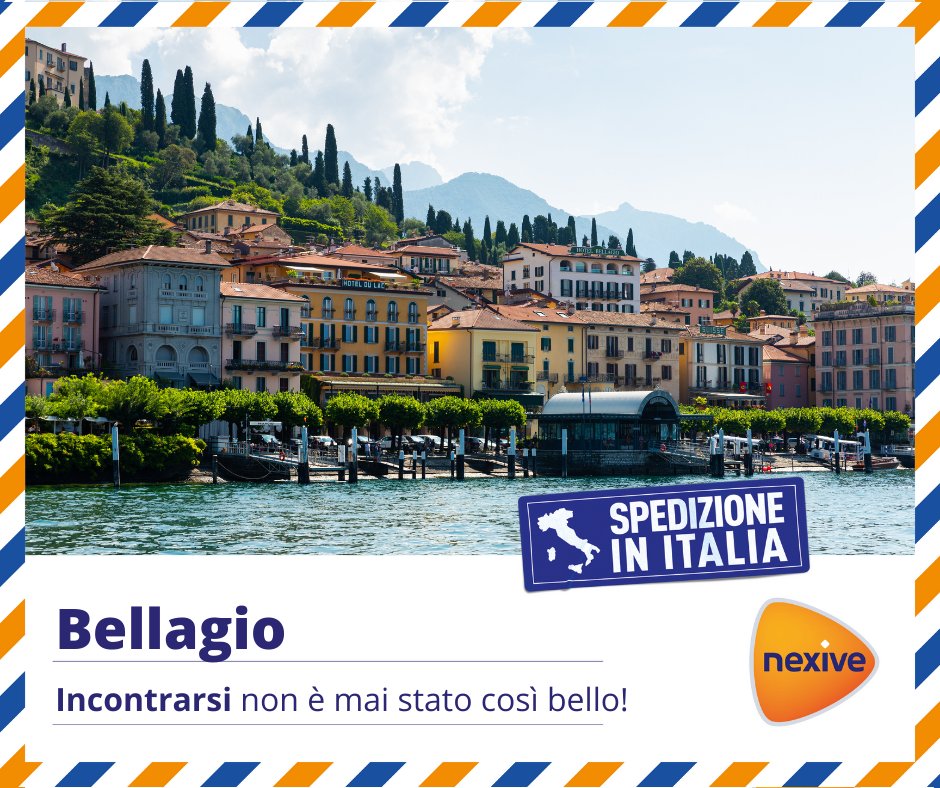 Bellagio è l'incredibile comune italiano dove si incontrano i tre rami del lago di Como. 

Grazie alla meravigliosa vista, fare shopping online non è mai stato così bello... noi intanto ci godiamo il panorama mentre consegniamo in sicurezza anche qui!
