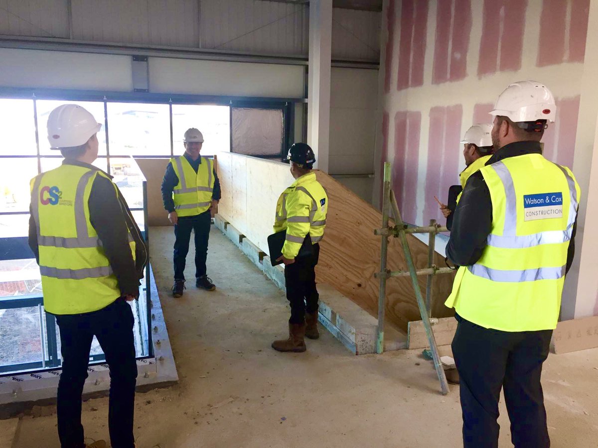 dmc_newsroom's tweet photo. It’s an early start with a kick-off onsite meeting with our main contractor @watsonandcox & project managers @CS2_Surveyors at #DigitalManufacturingCentre #DMC which launches Q1 2021. #designandbuild #AM #SmartFactory #innovation #3DPrinting #UKMfg #additivemanufacturing #Semlep https://t.co/1tccWoBWwe