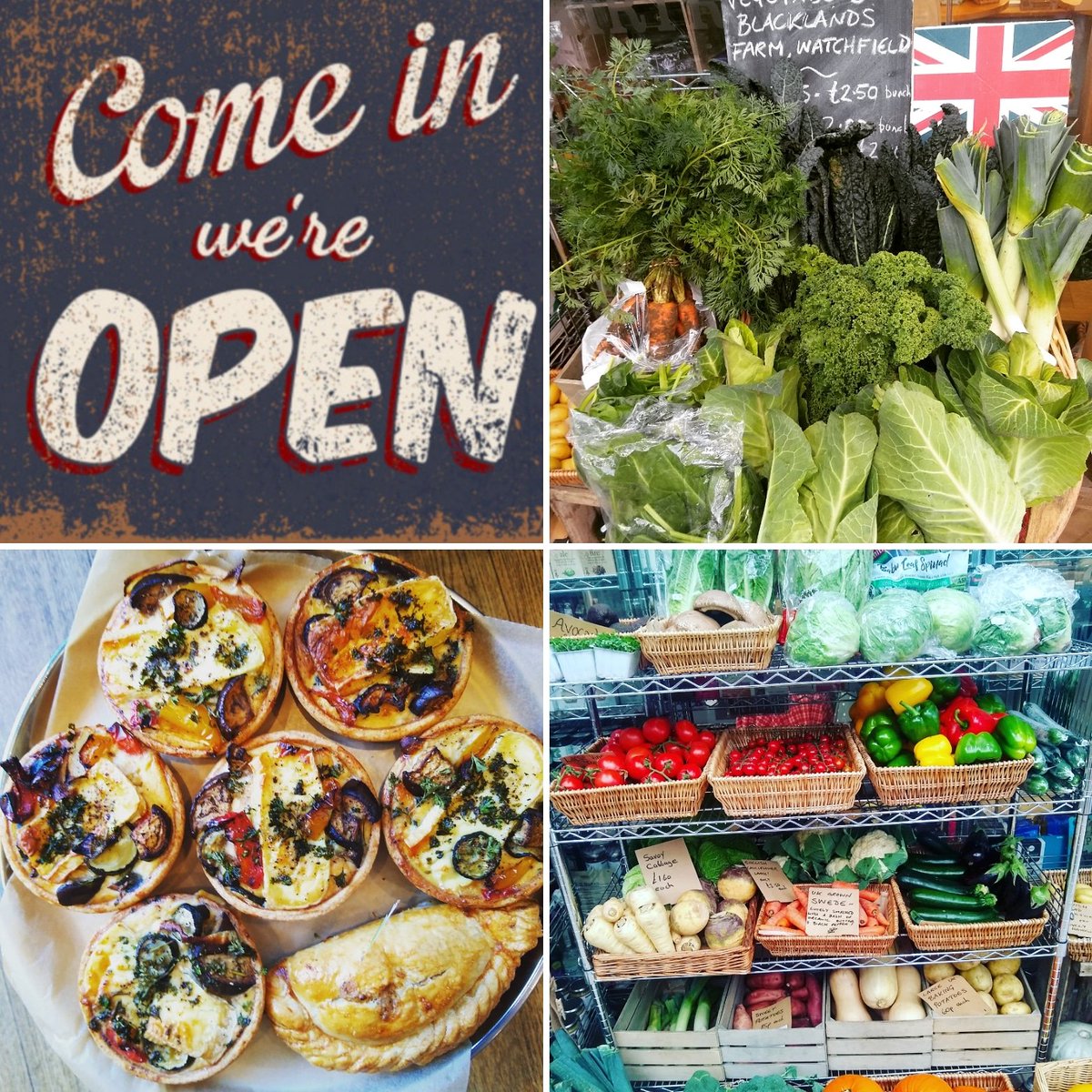Bloomfieldsdeli's tweet photo. We are open! Our Highworth and Shrivenham Deli's will remain open during the lockdown for delicious takeaway food and drink #shoplocal #shopsafe #bloomfields https://t.co/vyPBrM0MWr