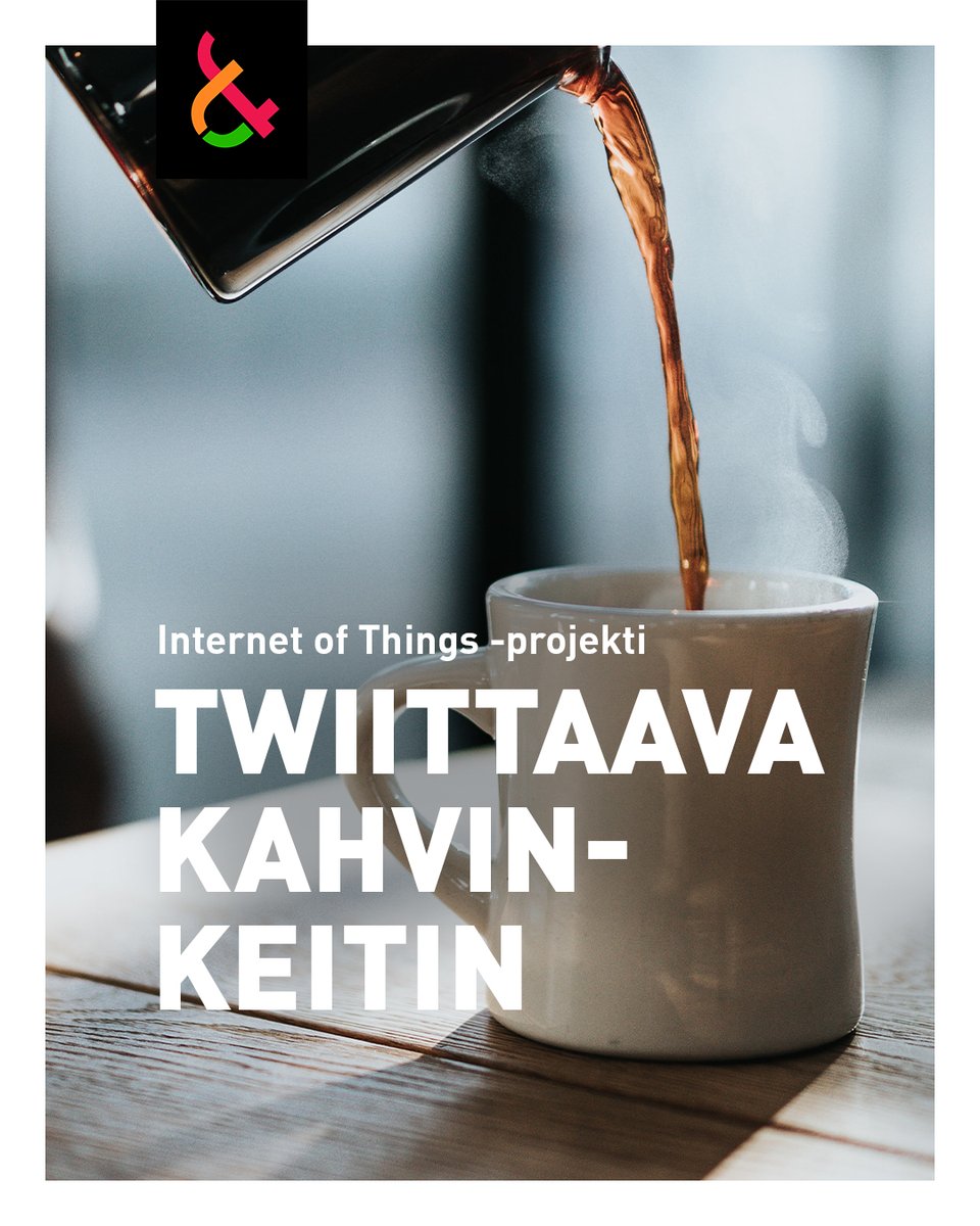 UniLUT's tweet photo. Jäitkö taas ilman kahvia työpaikalla? ☕️ LUTilla saattaa olla ratkaisu pulmaasi, nimittäin twitteröivä kahvinkeitin! 

Opetus- ja tutkimuskäyttöön kehitetty IoT-järjestelmä on jalostettavissa myös ravintolamaailmaan tai teollisuuskäyttöön.

➔ Lue lisää: https://t.co/xsWqsGkUVM https://t.co/cZhACuUQ3b