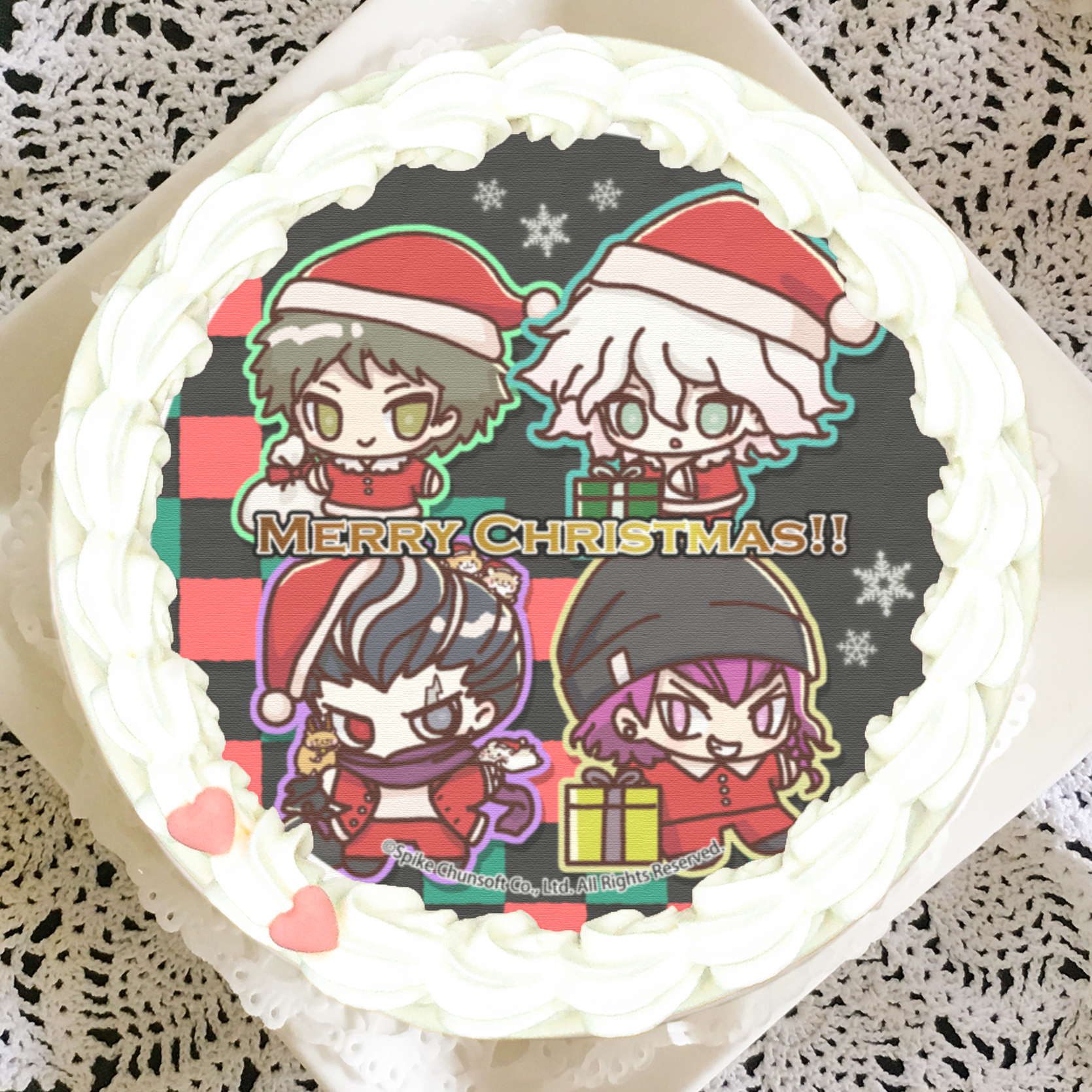 ダンガンロンパV3 最原終一 クリスマス　プリロール 缶バッジ ニューダンガンロンパV3 プリロール 最原終一 バレンタイン缶