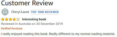 MaryJordan001's tweet photo. Top 1000 reviewer @AmazonKDP has reviewed my book with 4 stars out of 5. Greatly appreciated 🙏@DestinyofChoice #KindleUnlimited https://t.co/UyVk6gAiDz