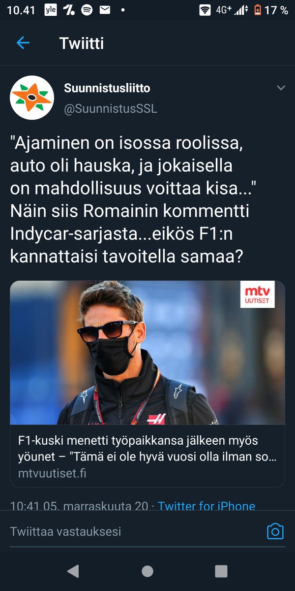 The_ML_'s tweet photo. Näköjään twiitti jo poistettu, mutta tällanen tuli. https://t.co/LIaUovHkfH