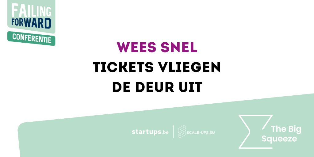 De tickets voor onze conferentie vliegen de deur uit, en da's niet verwonderlijk. Dit event is sowieso een unieke kans op ongeziene inspiratie en info, maar nu zéker. We slaan namelijk de handen in elkaar met #TheBigSqueeze. Mis er niets van! 🏃‍♀️bit.ly/3mXN0dh