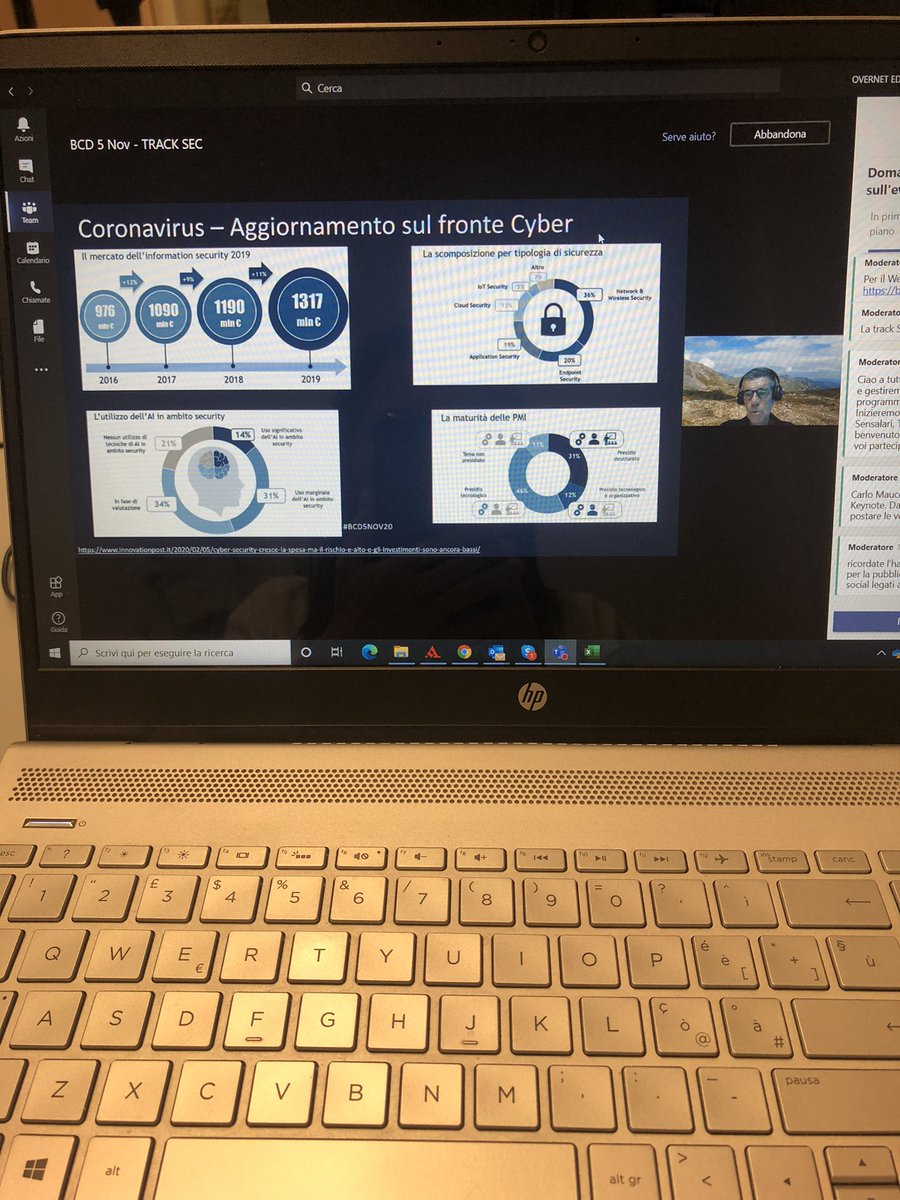 bapalumbo15's tweet photo. #BCD5nov20 @carlo_mauceli sempre concreto il tuo contributo sulla #CyberSecurity #identita #passwordless #zerotrust #waitingfor #wpc20it @ilsensa7 @MarcoLorux 👏🏻💪🔝 https://t.co/wvFjYNrQRq
