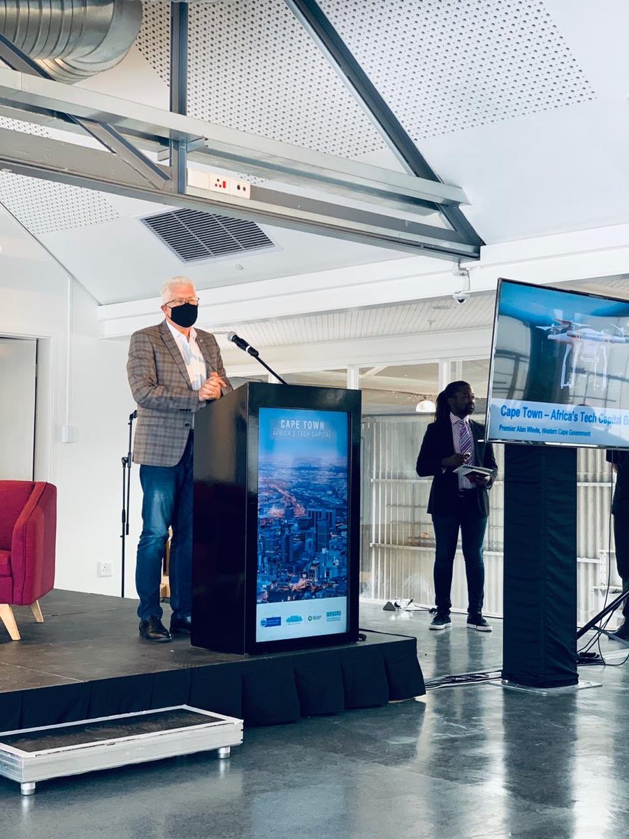 alanwinde's tweet image. We are launching something that exists - we are already #AfricasTechCapital. 

Great to be at the launch of the collective Cape Town &amp;amp; Western Cape tech brand! 
@Wesgro @WesternCapeGov 

#AfricasTechHub #CapeConfidence