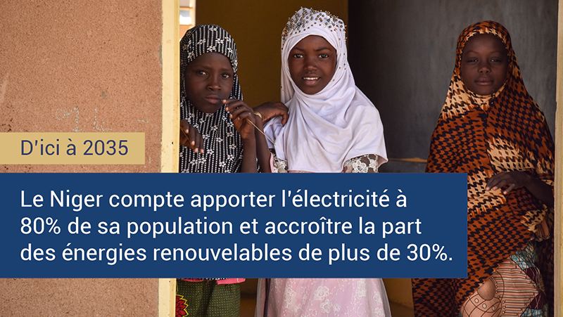 Objectif du #Niger: atteindre un taux d'accès à l'électricité d'au moins 80% en 2035. Les partenaires de #AllianceSahel sont aux côtés du Niger pour y parvenir! 

👉bit.ly/3etFq6Z

#EnergiePourLeNiger