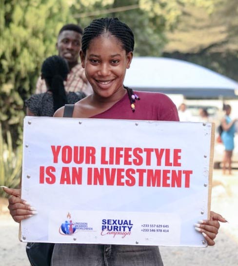 passionbearers's tweet photo. Your lifestyle is an investment..............

#sexualpurity
#itispossible
#sexualpuritycampaign
#PassionBearers
#spa 
#Ghana https://t.co/blDoBsghpD