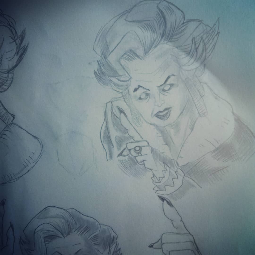 chentsanchez's tweet photo. The iron lady.
sketchbook #carnetdecroquis #drawing #pencil #ellenhutterorlock #vampire #lubbershire #club98 #sketch #monster https://t.co/xos4AhaNi6