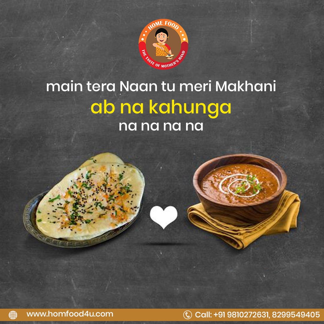 HomeFood18's tweet photo. Mai Tera Naan, Tu Meri Makhani
Ab Na Kahunga
NA NA NA NA......

Don't wait to eat, order now📲

For order just Whatsapp at 91 98102 72631

#Tiffin_services #homefood #food #tiffin #homemade #naan #wheatnaan #bread #curry #bainganbartha #northindian #home_delivery https://t.co/iCGfYk4iQV