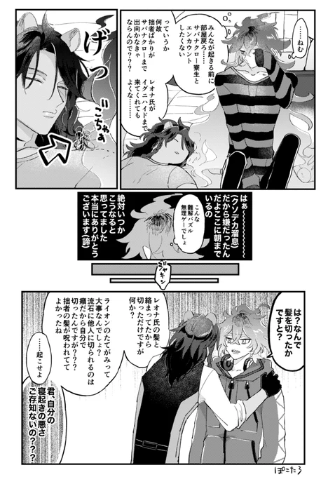 レオイデの朝帰り 