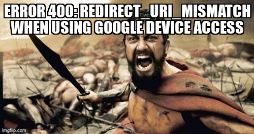 overflow_meme's tweet image. Error 400: redirect_uri_mismatch when using google device access stackoverflow.com/questions/6469… #googleapi #nestdeviceaccess