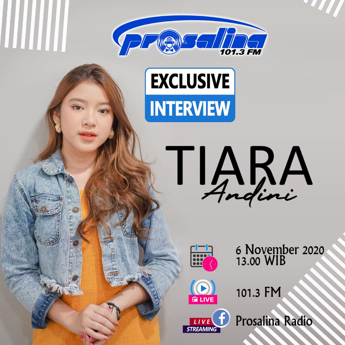 inimootiaraofc's tweet photo. Stay tune besok MooTiara @prosalinaradio
EXCLUSIVE INTERVIEW bareng @initiaraandini 😍
Besok siang, Jum'at 6 November 2020 

Jangan sampai lupa!!! https://t.co/R3QVBEYPGx
