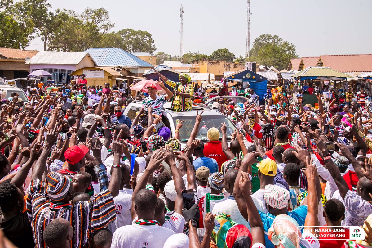 NJOAgyemang's tweet photo. Some scenes from my two-day campaign tour of the Savannah Region. 
I assured the chiefs and people of Sawla, Tuna, Kalba, Bole and Bamboi that the next NDC government will be a government for all, not just a select few. 

#JMandJane2020
#JohnAndJane2020
#EverybodyMatters https://t.co/JohzuhoWkF