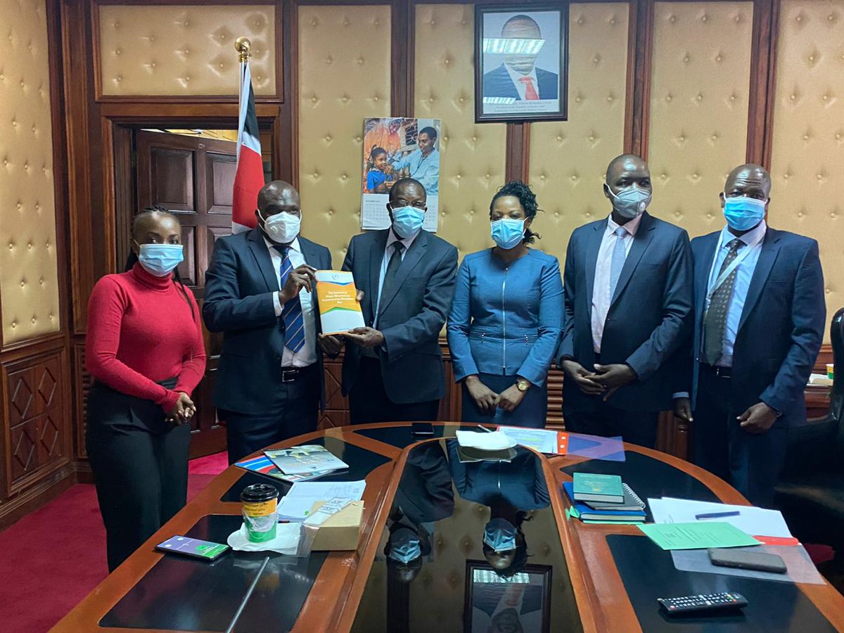 prskkenya's tweet photo. . #TeamPR a team led by the Vice President, Dr Mbugua Njoroge & Ass Sec. @Vivienneatieno paid a courtesy call on the Clerk of the @NAssemblyKE to deliberate among other areas of possible collaboration; how the National Assembly can support enactment of the #IPRAC Bill. https://t.co/C4OsfLwUMF