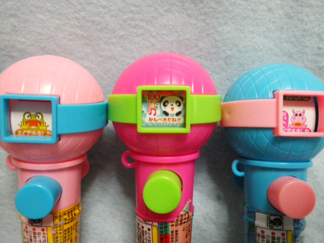 Kimif いいね ハッピーマイク パンダマイク ダイソーで購入 マイクにルーレットのついた玩具 というか食玩というか 柄の部分にラムネが入ってる この手の玩具は版権キャラのもので百数十円 0円くらいのものをよく普通のお菓子売り場で見かける