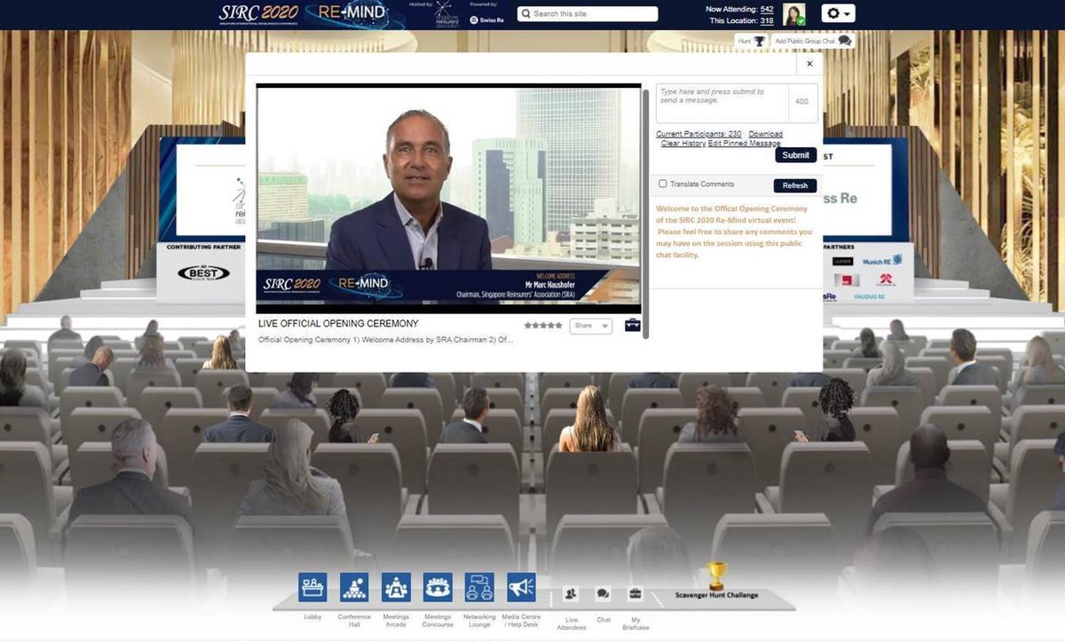 SIRC 2020 Re-Mind Virtual Event - Opening Day Attracts Over 1,000 Unique Attendees facebook.com/sgreinsurers/p…