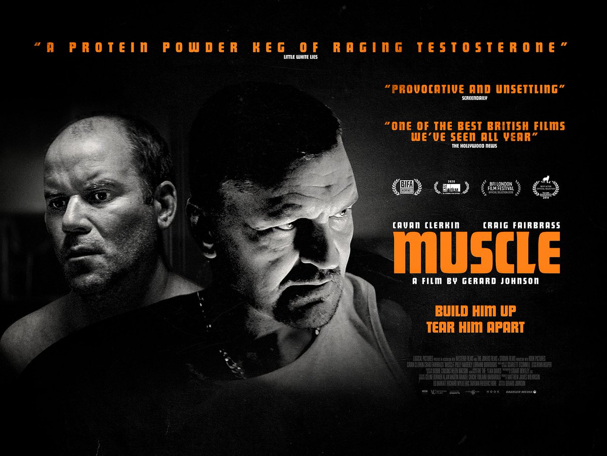 thncom's tweet photo. New trailer and poster [and release date] for the superb British psychological thriller, Muscle with @CavanClerkin and @craigfairbrass. Directed by @JohnsonGerard https://t.co/m8C1xw3dvz https://t.co/ct6pT0x6P1