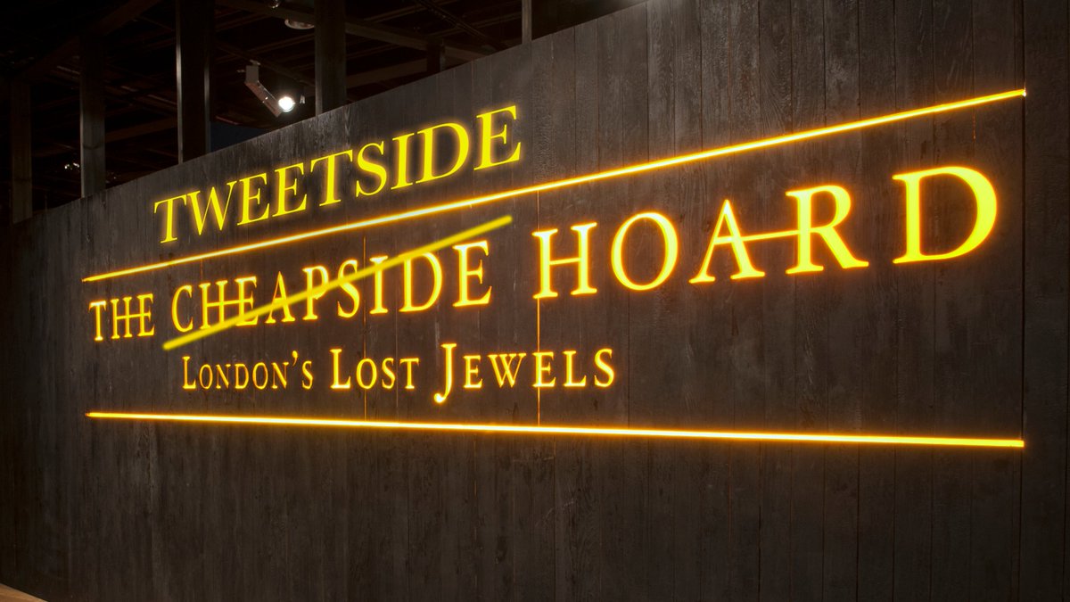 We're delighted to announce our new Twitter exhibition: The Tweetside Hoard. Open now and free to visit, all you have to do is scroll down this thread. And please, no touching the display cases.  #TheTweetsideHoard