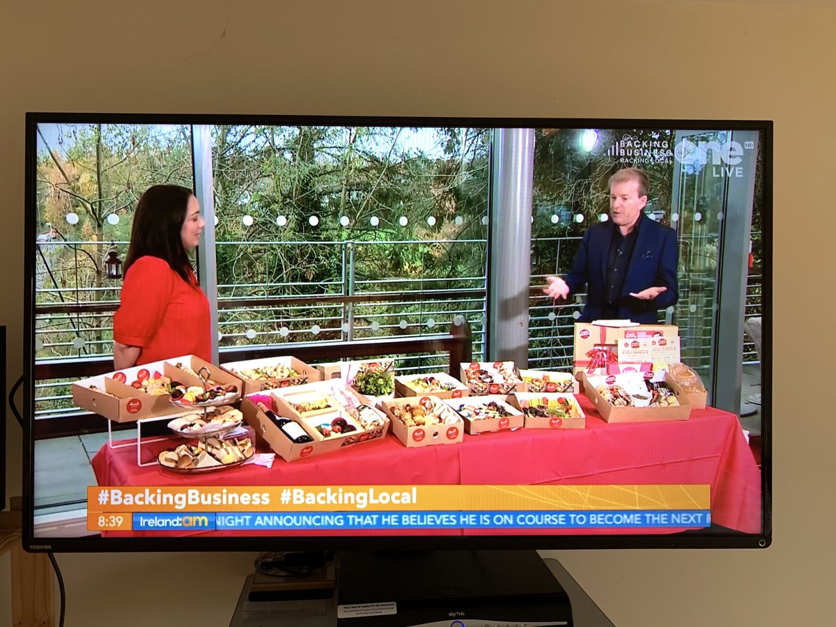 ⁦<a href="/sweetcicelydub/">Sweet Cicely</a>⁩ showcasing amazing food on Ireland AM  @VirginMedia_One <a href="/sdublincoco/">SDCC</a> <a href="/LEOSouthDublin/">LEO South Dublin</a> #backinglocal #businesssustainabilty  #backingbusiness #irelandam #virginmediatelevision