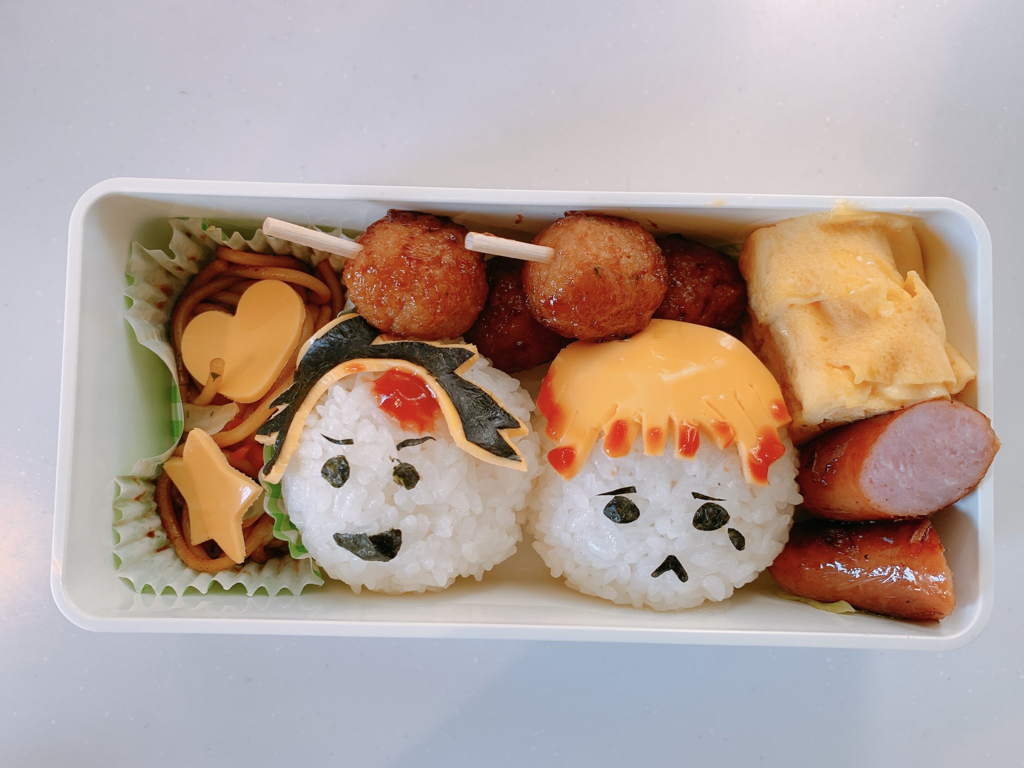 はまやん 映像の何でも屋さん 鬼滅の刃キャラ弁 少しでもいいなと思ったら フォローとリツイートお願いします T Co 0gvl1aytyd 鬼滅の刃 竈門炭治郎 我妻善逸 無限列車編 キャラ弁 親父の本気 フォロワー増やしたい T Co