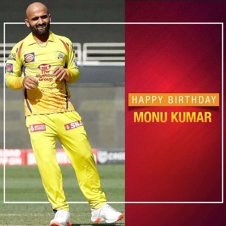 CricAirOfficial's tweet photo. Happy Birthday to CSK's other 'Ranchi Boy' who has dazzled one and all with his impressive raw pace.
#CricAir #CricAirOfficial #Dream11IPL #IPL #IPL2020 #AllThingsCricket #MonuKumar #HappyBirthdayMonuKumar #CSK #WhistlePodu #BirthdayWishes #cricket #cricketer #cricketmerijaan https://t.co/XO3bo80GZw