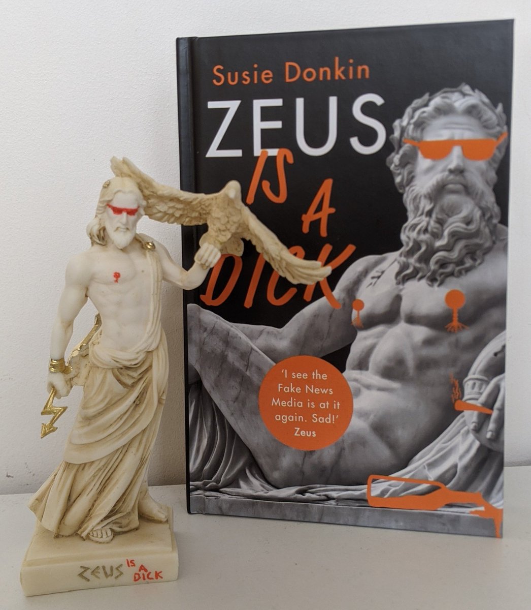 Waking up in a lockdown sucks but you know what sucks more? Nearly every god on Olympus!!! Zeus is a Dick is out today so why not get your copy at the new and wonderful uk.bookshop.org/books/zeus-is-… and support independent bookshops!