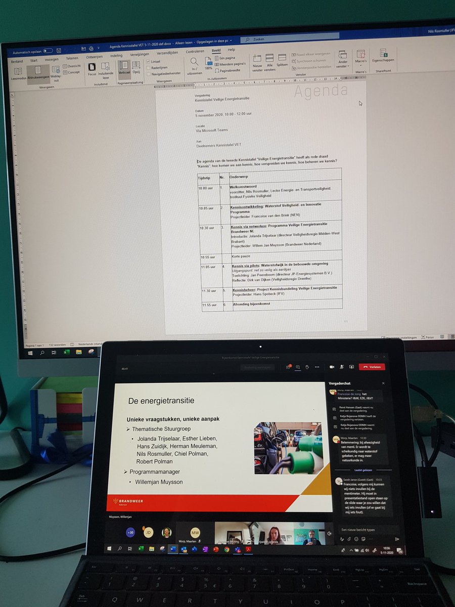 NilsRosmuller's tweet photo. Nu voorzitten van bijeenkomst vh platform veiligheids(beleid) energietransitie (iov impuls omgevingsveiligheid). Thema: kennis ontwikkeling en delen: programma's, netwerken, pilots, onderzoek, ...met @JolTrijselaar @NEN_nl @VRDrenthe @HansSpobeck https://t.co/0TU4oAab6s
