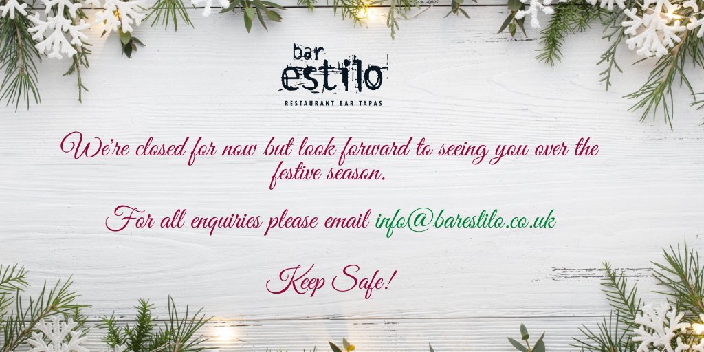 So lock down No.2 is here, so once again we are forced to close! But we look forward to seeing you again over the festive season. Until then Take Care &amp; Keep Safe!  
#Lockdown2 <a href="/Mailboxlife/">Mailbox Birmingham</a> 

All enquiries to info@barestilo.co.uk