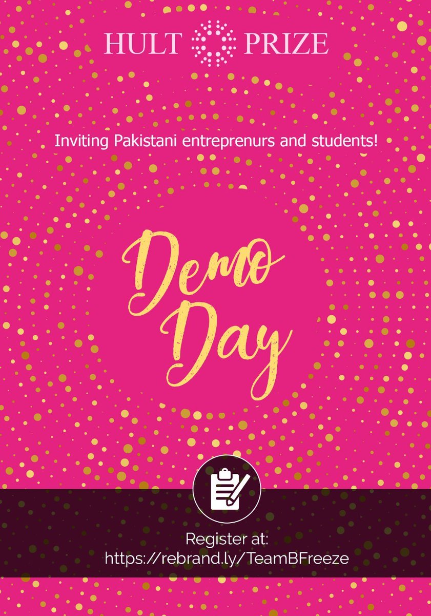 ConsultCGI's tweet photo. @hultprize  is showcasing its finest teams in a #DemoDay 

@HultPrizePak is inviting all #students &amp; #entrepreneurs to support Pakistani team 🇵🇰 #BFreeze, finalist of 
@HultPrizePak  
#Date: 18th Nov 2020 🗓️
#Time: 8:00 - 9:30 PM 🕐🕐
 
#RegisterToVote 👇 
https://t.co/OPOkUHpNV3 https://t.co/JdtlnHk43L