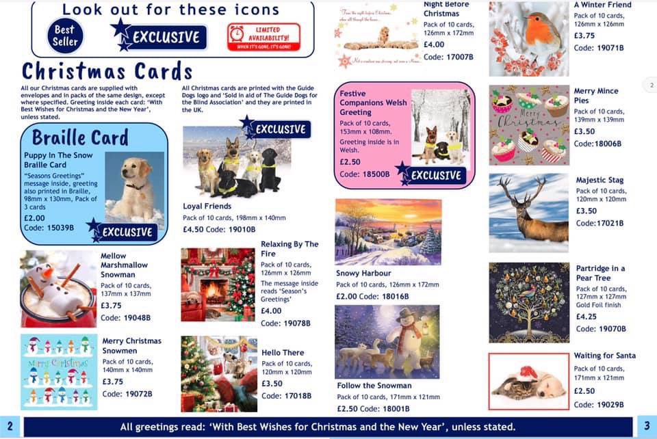GuideDogsBexley's tweet photo. Order your Christmas cards from us! Send message with any orders!  Only available through your local group!
@GuideDogsBexley https://t.co/gM7vqUEbiI
