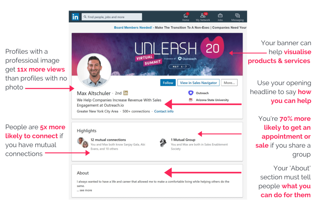 💡 Roll up, roll up! Get your shortcuts here! 💡

We've heaps of pointers and tips to help #Sales Teams get more out of the time they spend on #LinkedIn. From a fit-for-purpose profile, to the importance of network growth and what makes for good engagement
buff.ly/362aW7S